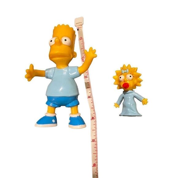 The Simpson Bart and Maggie vintage 1990 vinyl figurines bundle - Picture 9 of 16